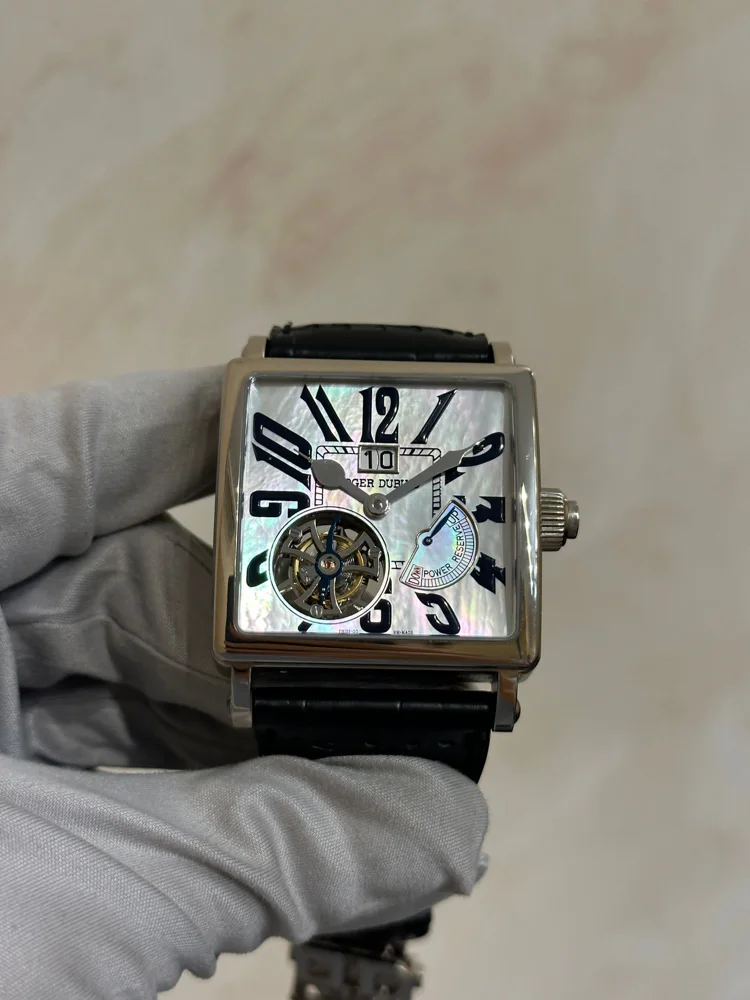 Roger Dubuis Golden Square Tourbillon White Gold LE 28 pcs